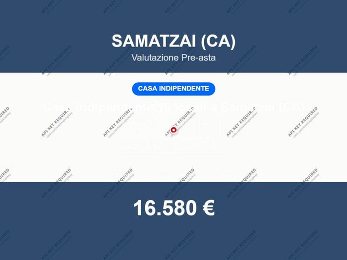 Casa con 6 locali in vendita in Via Zenobio Lampis, Samatzai