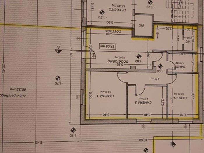 Appartamento trilocale in vendita in Via Alberto Mario, Centro, Fermo