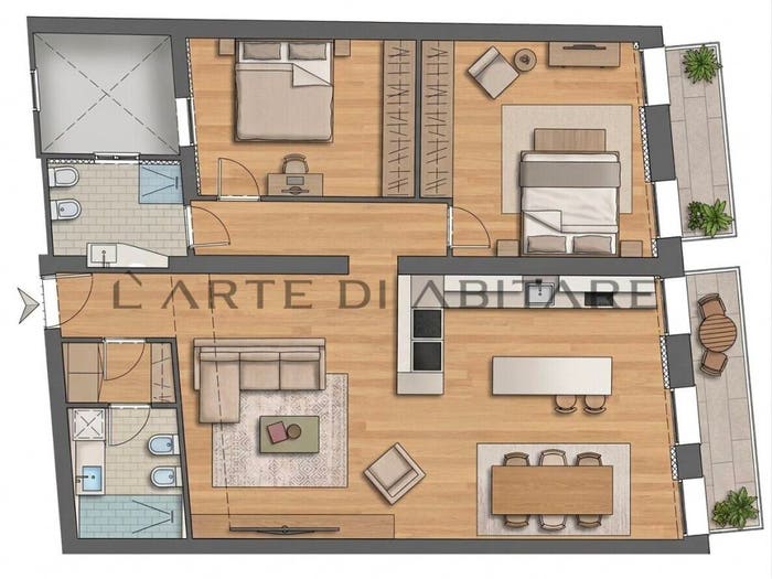 Appartamento quadrilocale in vendita in Riviera Tiso di Camposampiero, Piazze Duomo, Padova