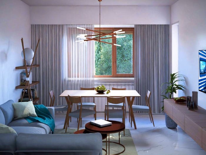 Appartamento trilocale in vendita in Via Montoggio, Torrevecchia, Roma