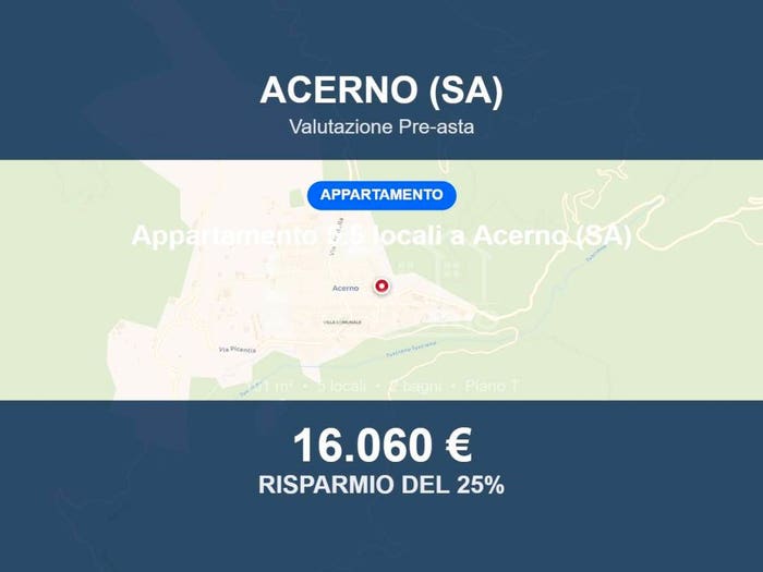 Appartamento con 5 locali in vendita in Via Campi Elisi, Acerno