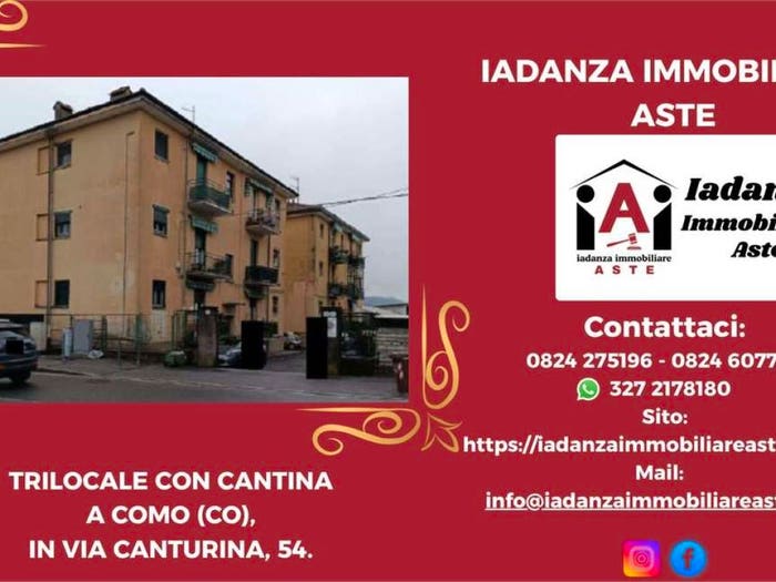 Appartamento trilocale in vendita in Frazione Camerlata Via Canturina, Camerlata Rebbio, Como