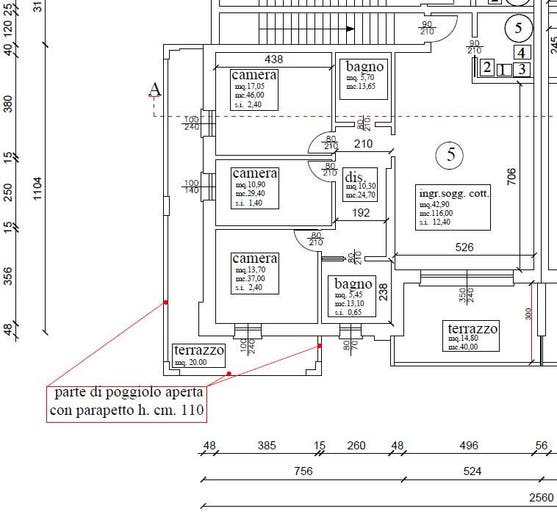 Appartamento quadrilocale in vendita in Centro, Camponogara