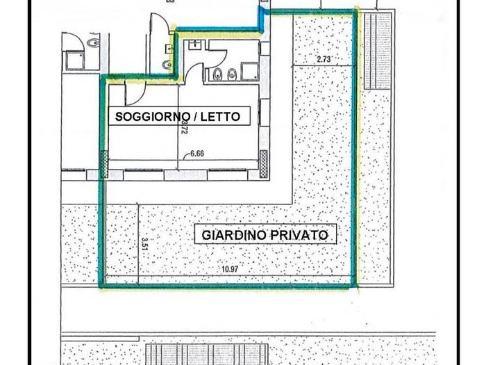 Appartamento monolocale in vendita in Via Ponte del Giuscano, Figino, Milano