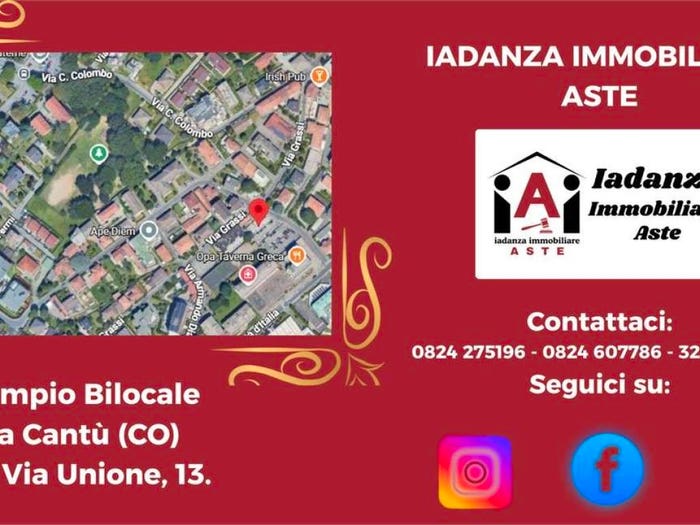 Appartamento trilocale in vendita in Via Unione, Centro, Cantù
