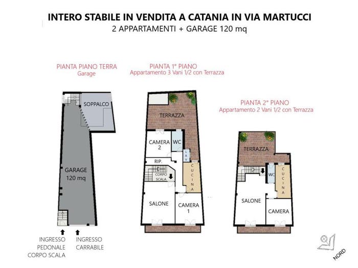Casa con 5 locali in vendita in Via Giuseppe Martucci, Picanello, Catania