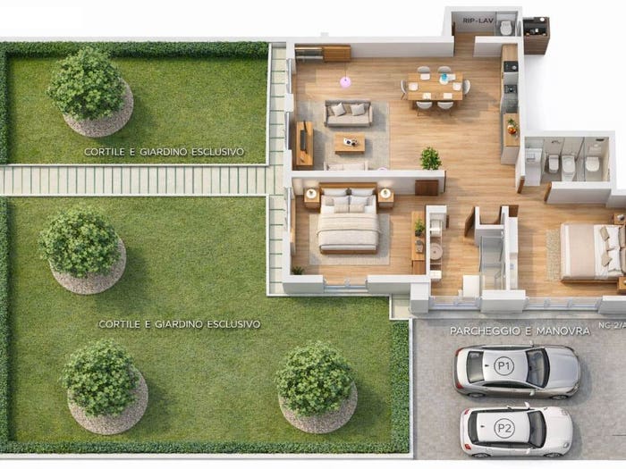 Appartamento quadrilocale in vendita in Via Venezia Giulia, Le Piagge, Pisa