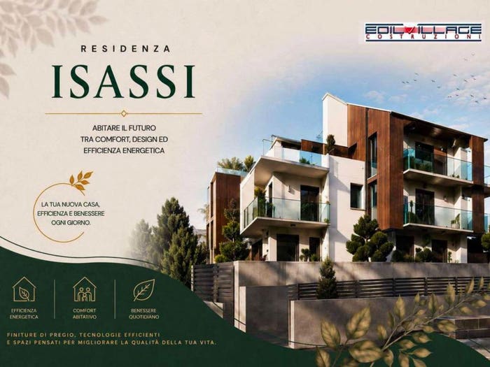 Appartamento trilocale in vendita in via dei Sassi, Monte Compatri