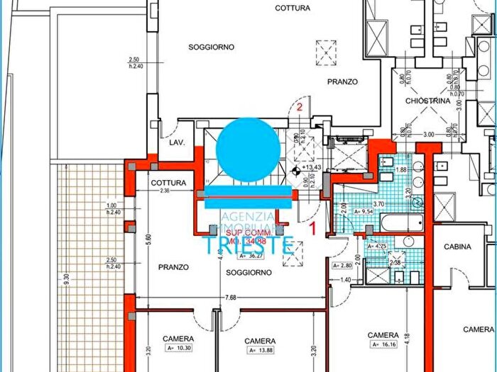 Appartamento quadrilocale in vendita in Montegranaro Loreto, Pesaro