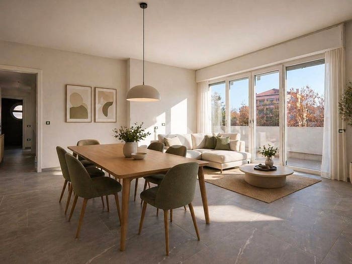 Appartamento quadrilocale in vendita in Via tedeschi giacomo radini, Corridoni, Bergamo