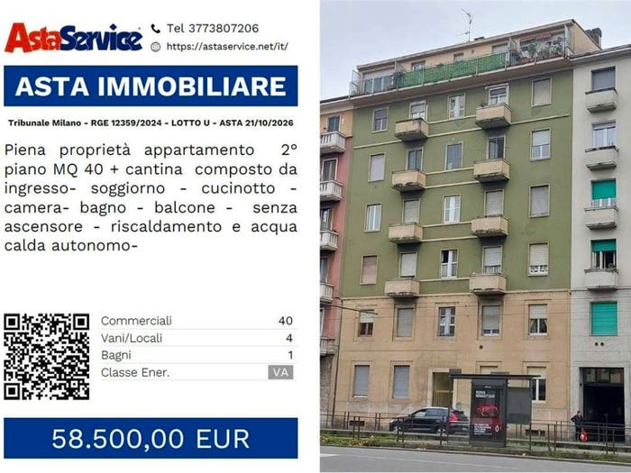 Appartamento quadrilocale in vendita in Viale certosa, Certosa, Milano