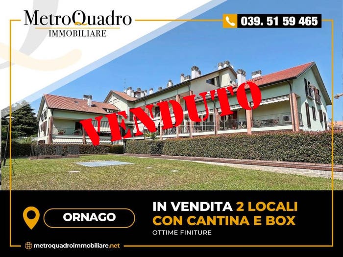 Appartamento bilocale in vendita in Via Sanatorio, Centro, Ornago