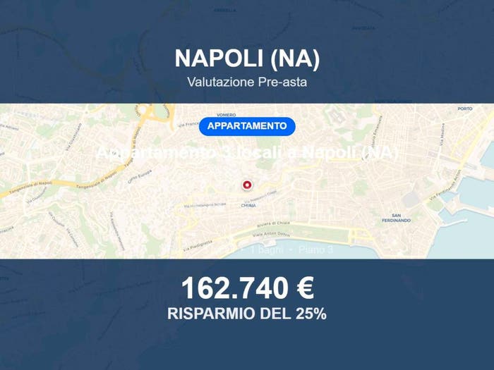 Appartamento bilocale in vendita in Via Diomede Carafa, Fuorigrotta Bagnoli, Napoli