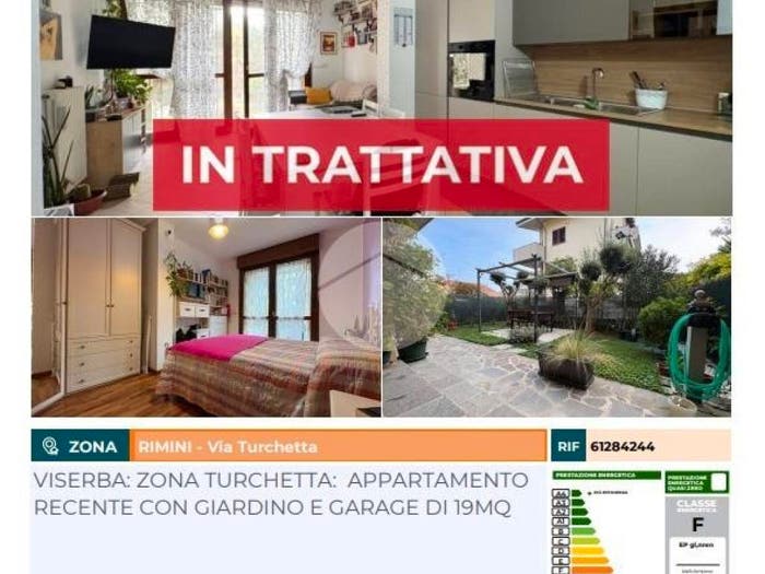 Appartamento bilocale in vendita in Via Turchetta, Viserba, Rimini