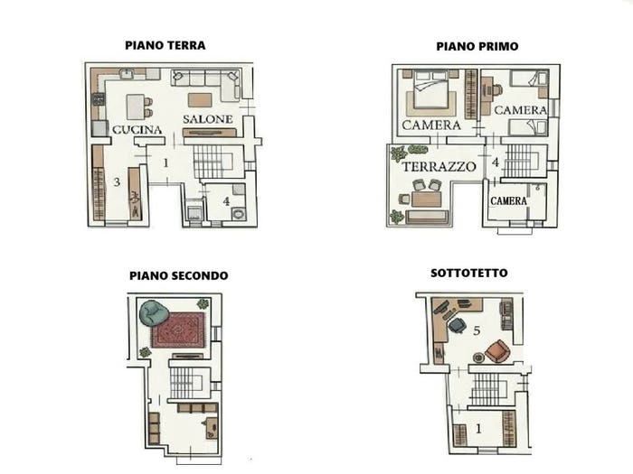 Casa con 6 locali in vendita in Via Adolfo Casaburi, Centro, Cava de' Tirreni