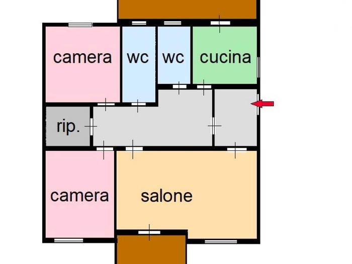 Appartamento quadrilocale in vendita in Viale Leonardo da Vinci, Uditore Leonardo Da Vinci Alta, Palermo