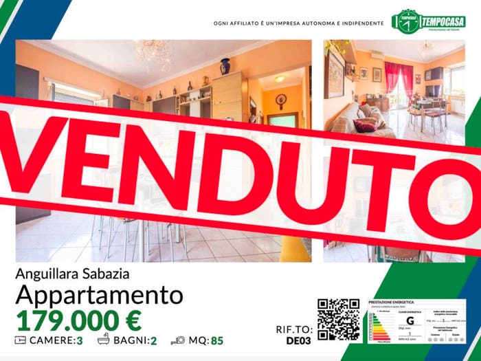 Appartamento quadrilocale in vendita in Via Anguillarese, Centro, Anguillara Sabazia