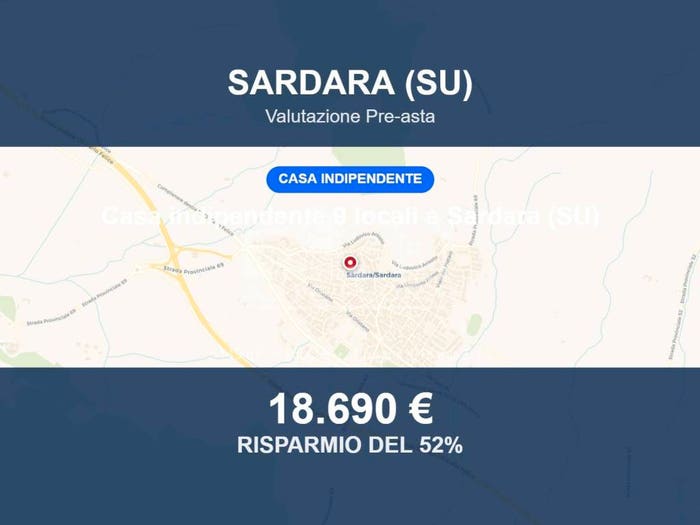 Casa con 6 locali in vendita in Vico Roma, Sardara