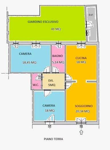 Appartamento con 6 locali in vendita in Via Vittorio Veneto, Cecina Centro, Cecina