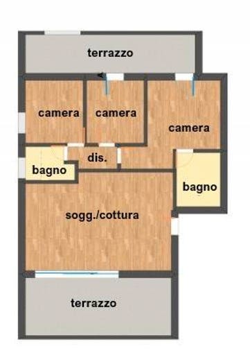Appartamento quadrilocale in vendita in Via Busonera, Centro, Montegrotto Terme