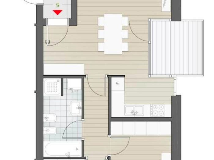 Appartamento trilocale in vendita in centro, Centro, Laives