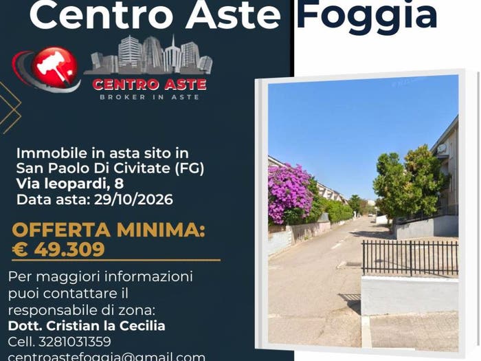 Appartamento con 6 locali in vendita in Via Leopardi San Paolo di Civitate FG, San Paolo di Civitate