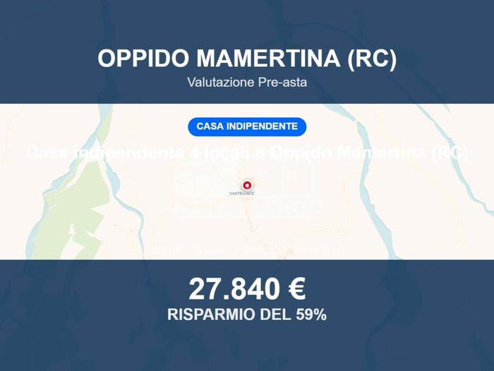 Casa quadrilocale in vendita in Via Assunta, Castellace, Oppido Mamertina