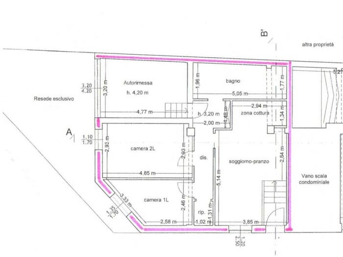 Appartamento trilocale in vendita in Piazza Giuseppe Mazzini, Centro, Poggibonsi