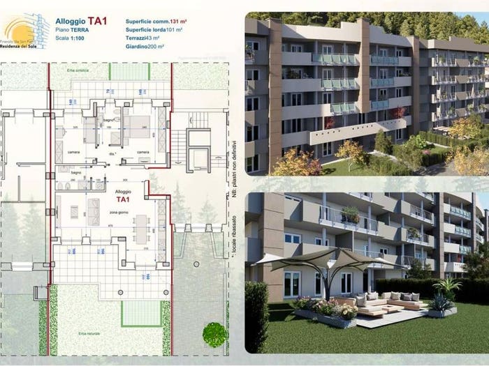 Appartamento quadrilocale in vendita in via san pietro val lemina, Ospedale Cottolengo, Pinerolo