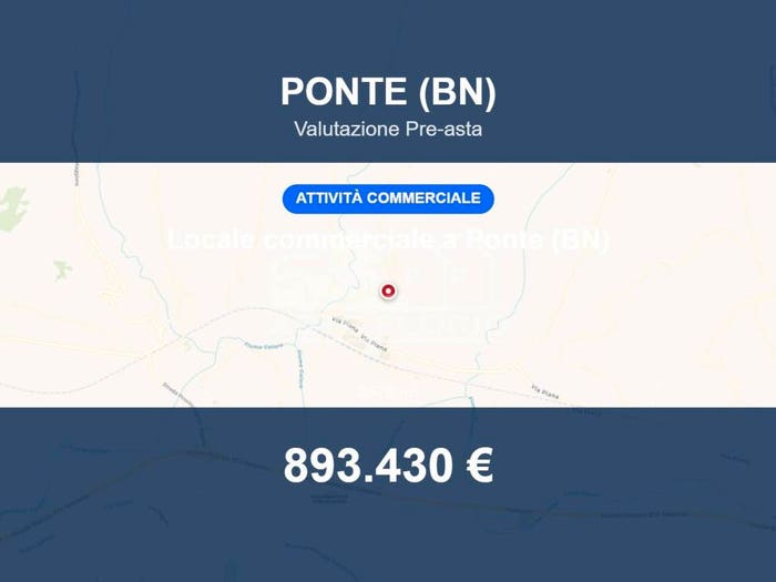 Appartamento monolocale in vendita in Via Piana, Ponte