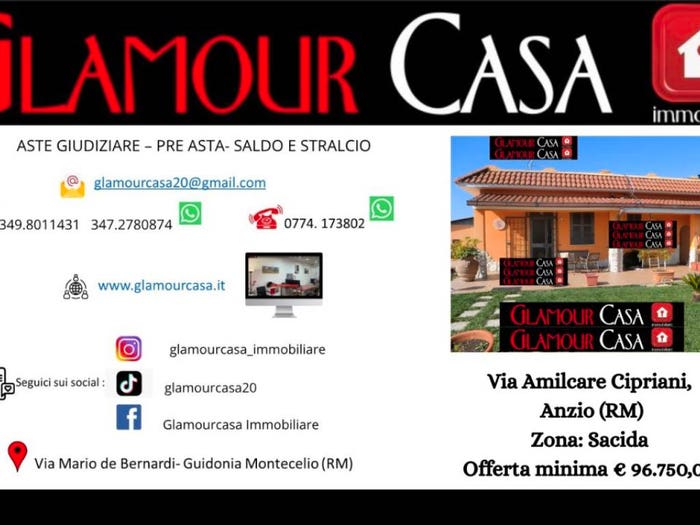 Casa trilocale in vendita in Via Amilcare Cipriani, Spadellata Cinque Miglia, Anzio