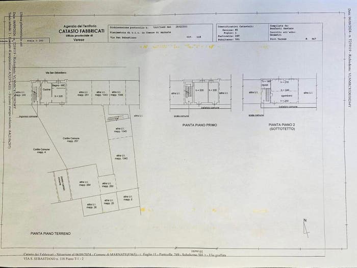 Appartamento monolocale in vendita in Via San Sebastiano, Centro, Marnate