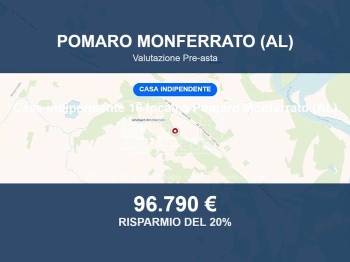 Casa con 6 locali in vendita in Via Cavour, Pomaro Monferrato