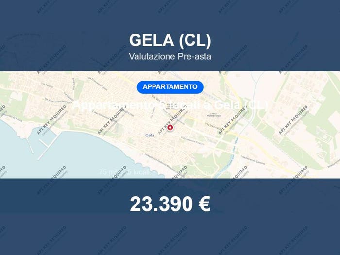 Appartamento trilocale in vendita in Via Sofrone, Centro, Gela