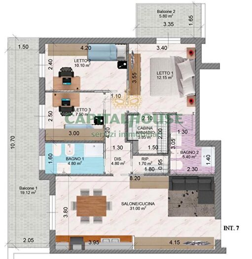 Appartamento quadrilocale in vendita in Via Mauro Leone, Pomigliano D'Arco