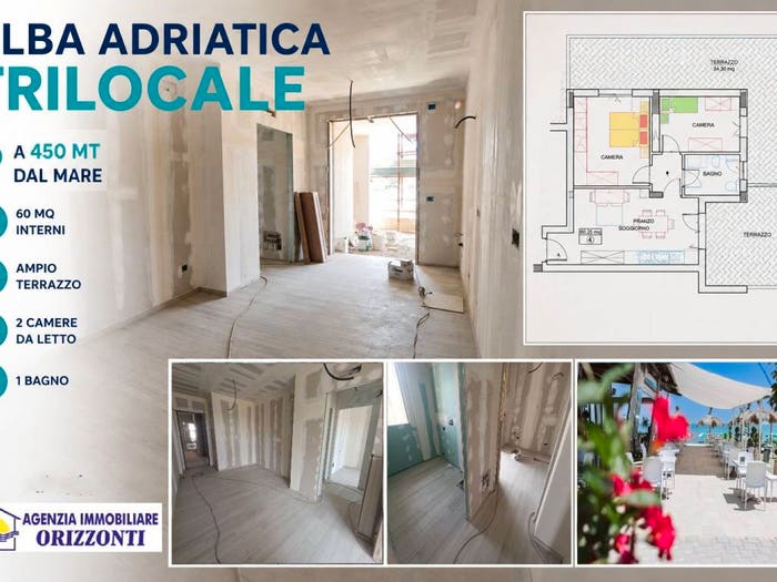Appartamento trilocale in vendita in Via Gorizia, Centro, Alba Adriatica