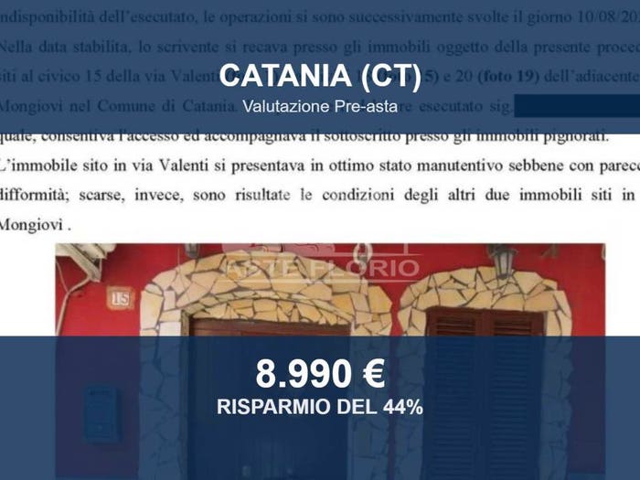 Appartamento bilocale in vendita in Via Mongiovì, Ferrarotto Palestro Calcare, Catania