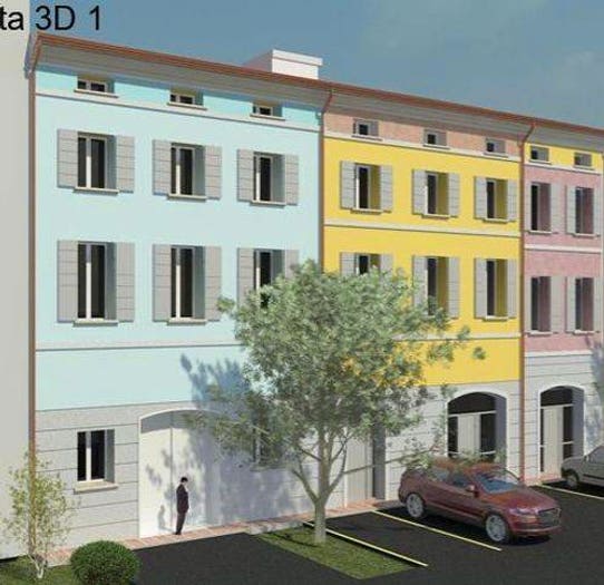 Appartamento trilocale in vendita in Via Francesco Montanari, Centro, Mirandola