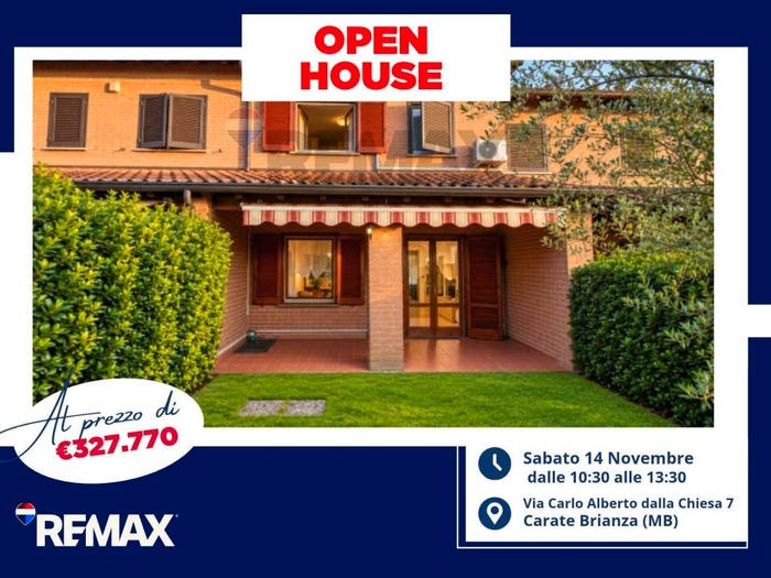 Casa quadrilocale in vendita in Costa Lambro, Carate Brianza