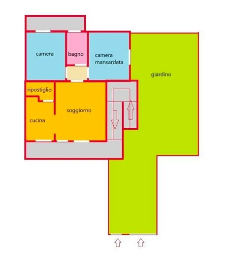 Appartamento quadrilocale in vendita in Via Montanara, Cecina Centro, Cecina