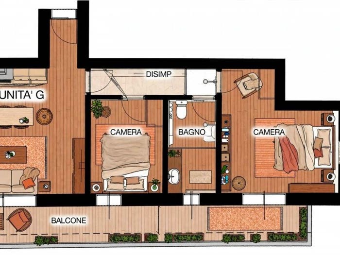 Appartamento trilocale in vendita in Tombelle, Vigonovo