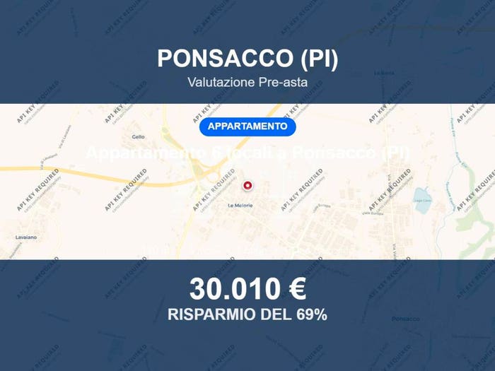 Appartamento trilocale in vendita in Via Gabbiano, Centro, Ponsacco