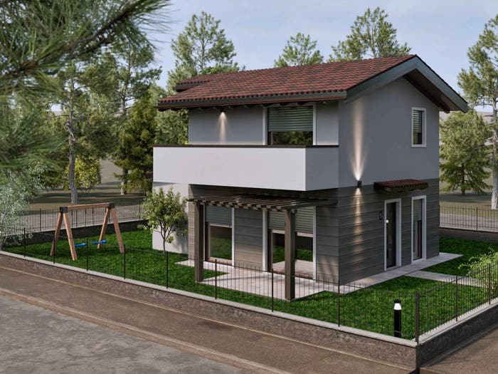 Casa quadrilocale in vendita in Via Lunga, Abbazia, Albino