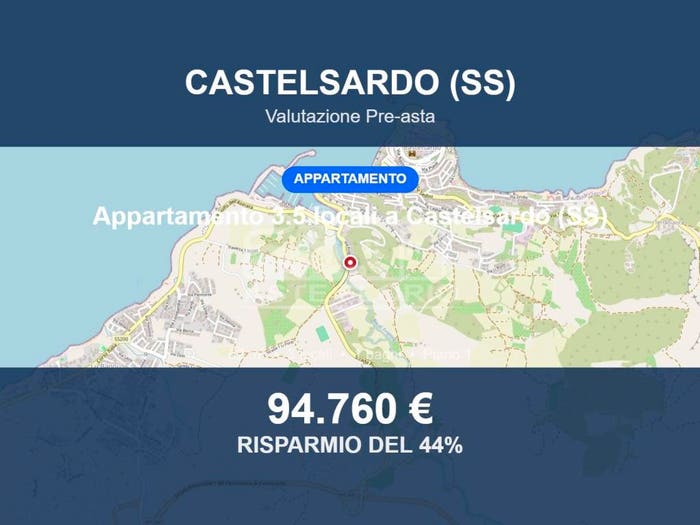 Appartamento trilocale in vendita in Via Frigiano, Centro, Castelsardo