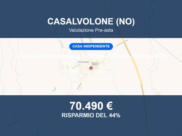 Casa con 6 locali in vendita in Via Savignotto, Centro, Casalvolone