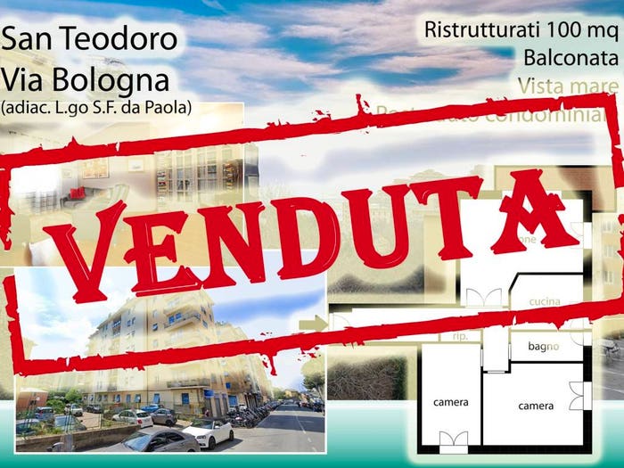 Appartamento trilocale in vendita in Largo San Francesco da Paola, San Teodoro, Genova