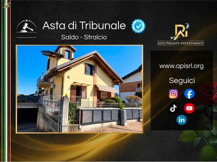 Appartamento trilocale in vendita in Via Rosselli, Centro, Verolengo