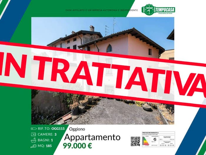 Appartamento quadrilocale in vendita in Vicolo Fiume, Centro, Oggiono