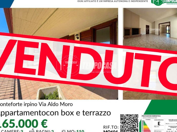 Appartamento quadrilocale in vendita in via Aldo Moro, Centro, Monteforte Irpino