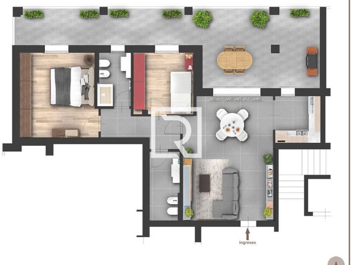 Appartamento trilocale in vendita in Pievesestina San Cristoforo, Cesena